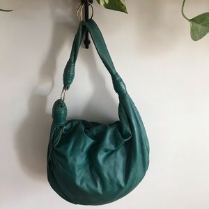 Lolli by reincarnation leather hobo - teal